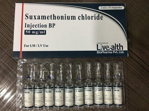 Suxamethonium chloride 50mg Injection | Exporter | Suppplier | Distributor