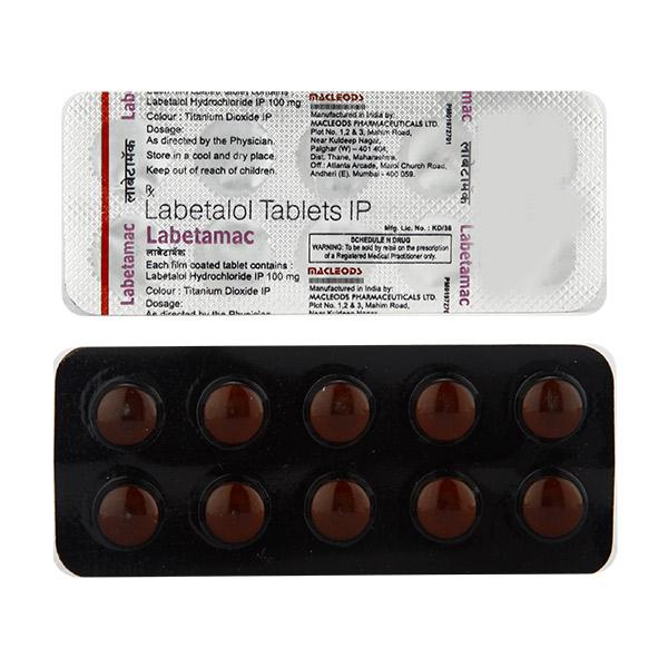 Labetalol Hydrochloride Tablet I.P., 100 Mg