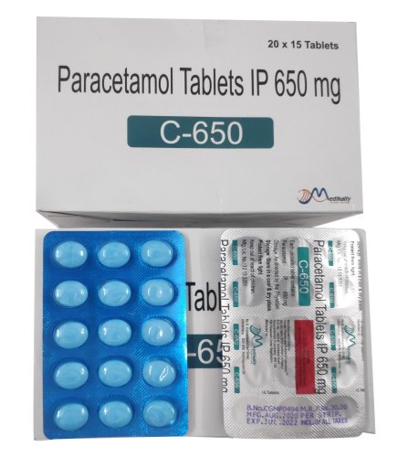 Paracetamol 650 Tablet Manufacturer, Supplier