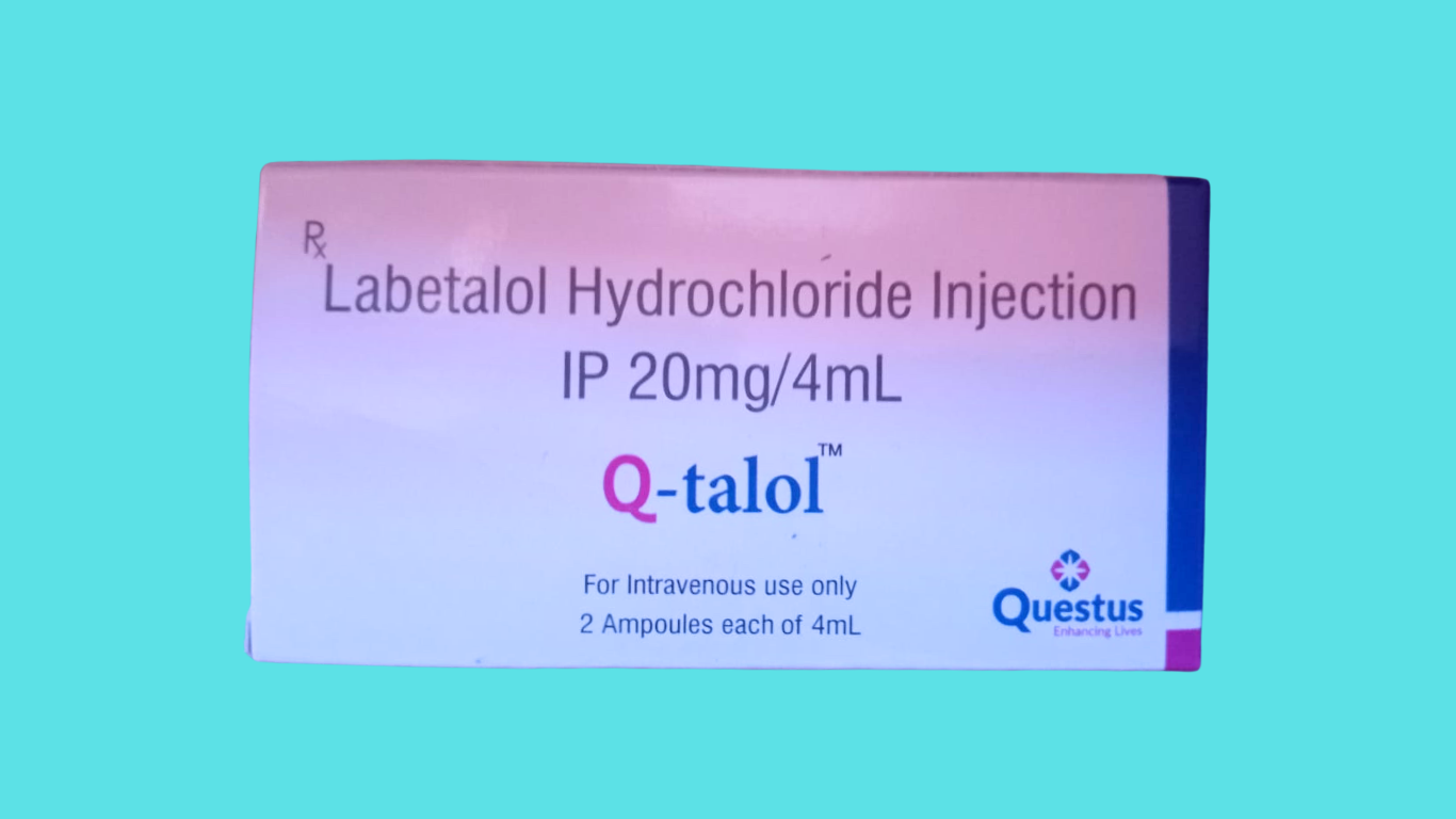 Labetalol Hydrochloride Injection, USP, 20 MG/ 4ML