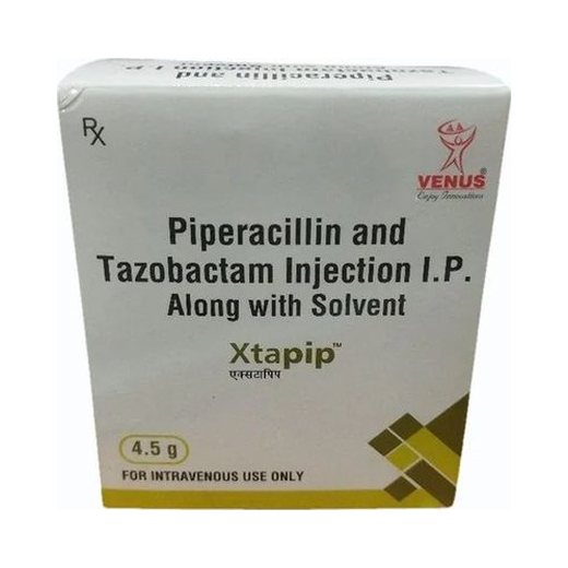 Piperacillin and tazobactam 4.5g injection carton