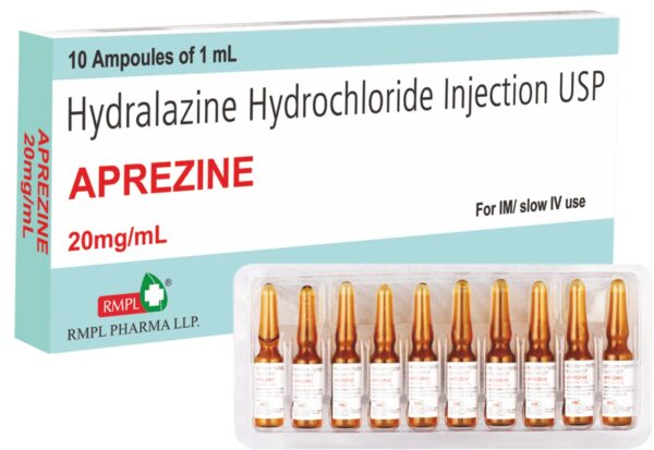 Hydralazine Hydrochloride 20gm Injection
