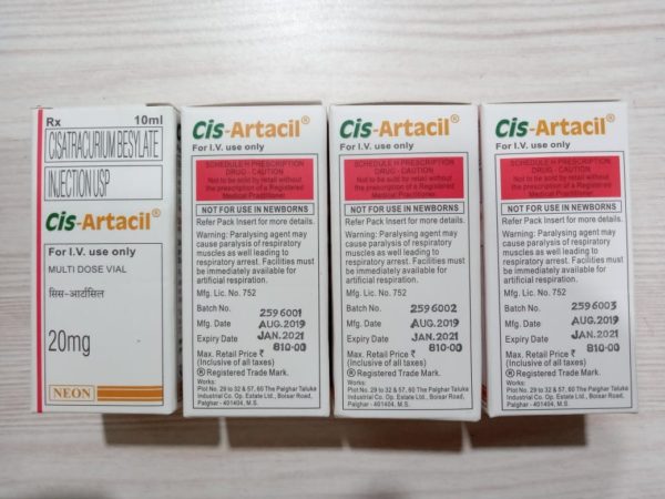 Cisatracurium Besylate Injection 20mg Cis-Artacil
