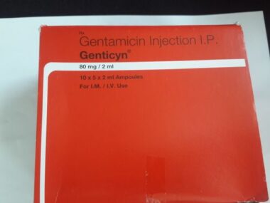 Gentamicin Injection Genticyn 80mg