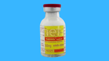 Thiopental Sodium 500mg THIOSOL INJECTION