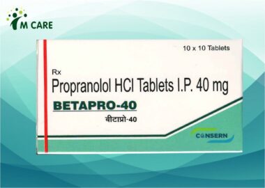 Propanolol 40mg Tablet 