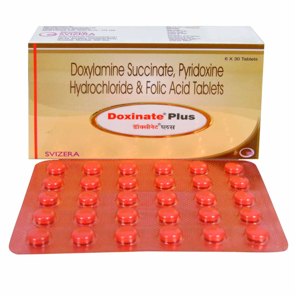 Doxylamine 10mg Doxinate Plus | Exporter | Supplier| Distributor