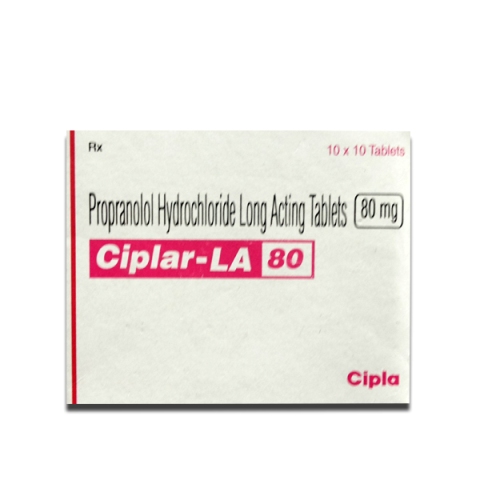 Propranolol 80mg Tablet Ciplar LA 80