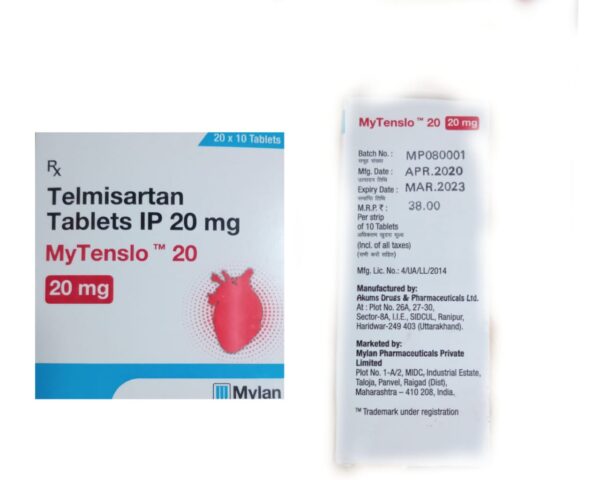 Telmisartan 20mg My Tenslo
