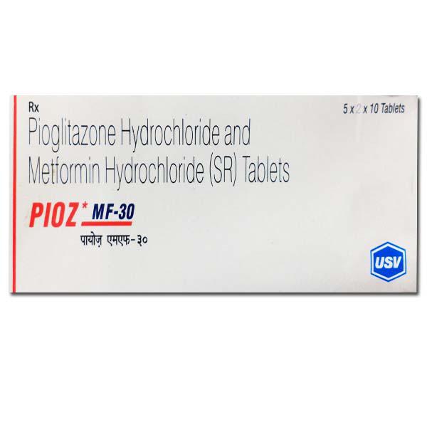 Pioz Mf 30 mg Tablet