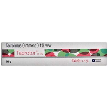 Tacrolimus 0.1% w/w Ointment 10gm Tacrotor