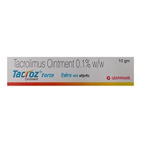 Tacrolimus 0.1% w/w Ointment 10gm Tacroz Forte