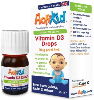 Vitamin D3 400 IU Care-D3 Drops 30 ml