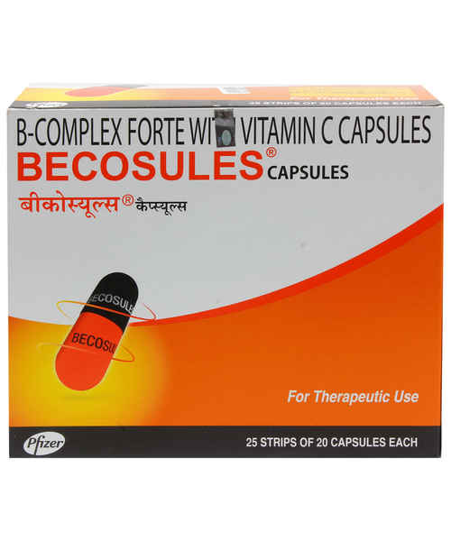 Vitamin B Complex + Vitamin C Becosules Capsule