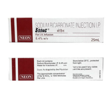 Sodium Bicarbonate Sodac 8.4% Injection