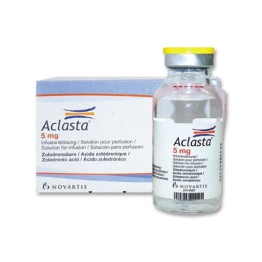 Zoledronic acid 5mg Aclasta