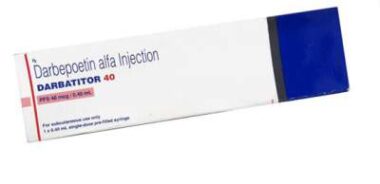 Darbepoetin alfa 40mcg Darbatitor Injection