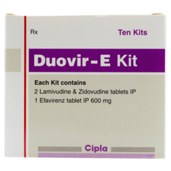 Lamivudine + Zidovudine + Efavirenz Duovir E Kit