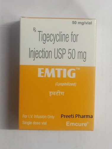 Tigecycline 50mg Emtig Injection