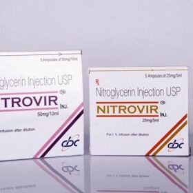 Nitroglycerine 50 mg Nitrovir Injection