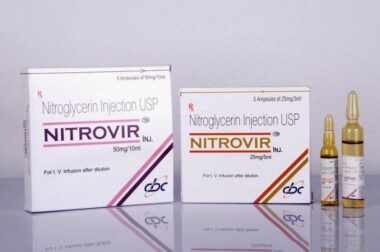 Nitroglycerine 50 mg Nitrovir Injection