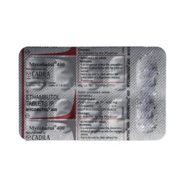 Ethambutol 400mg Capsule 