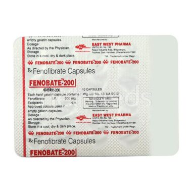 Fenofibrate Fibrolip 200 mg Capsule