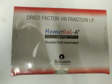 DRIED FACTOR VIII FRACTION HEMOREL-A 250I.U.