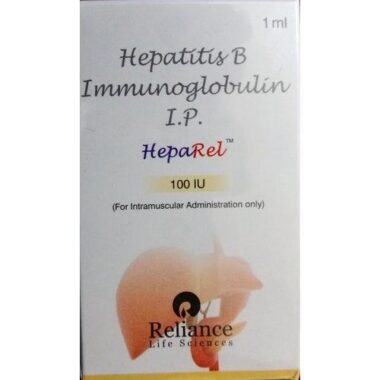 HEPATITIS-B IMMUNOGLOBIN HEPAREL 100 I.U.