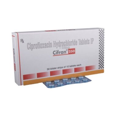 Ciprofloxacin 250 mg Cifran 250 Tab