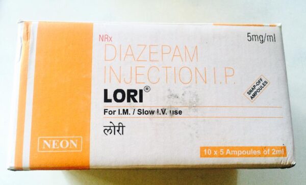 Diazepam 5 mg/ml Lori Injection