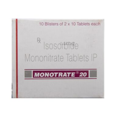 Isosorbide Monotrate 20 Tablet