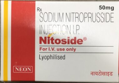 Nitroprusside 50 mg Nitoside Injection