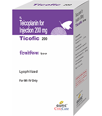 Teicoplanin 200mg Ticofic Plus Injection
