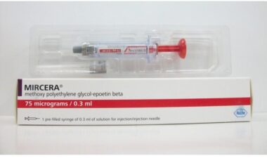 Recombinant Human Erythropoietin Alfa 75mcg Mircera Injection
