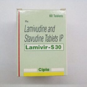 Lamivudine 150mg + Stavudine 30mg Lamivir S Tablet