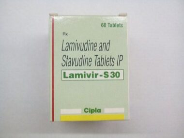 Lamivudine 150mg + Stavudine 30mg Lamivir S Tablet