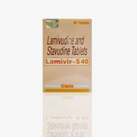 Lamivudine 150mg + Stavudine 40mg Lamivir S40 Tablet