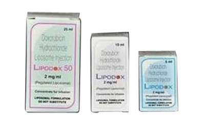 Doxorubicin Liposomal 2mg/ml Lipodox 50mg Injection