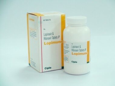Ritonavir 50mg + Lopinavir 200mg Lopimune Tablet