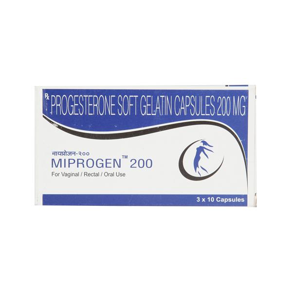 Progesterone 200mg Miprogen Soft Gelatin Capsule