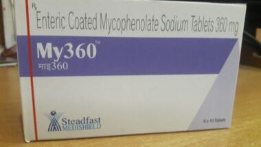 Mycophenolate sodium 360mg MY Tablet