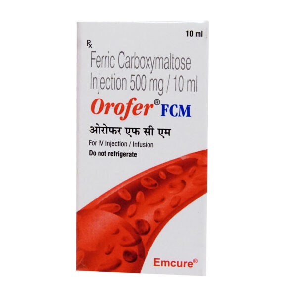 Ferric Carboxymaltose 50mg/ml Orofer FCM Injection