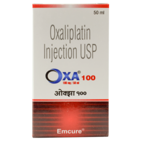 Oxaliplatin 100mg Oxa Infusion is used in the treatment of cancer of colon and rectum. It shows its working by stopping or slowing down the growth of cancer cells.