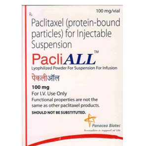 Paclitaxel 100mg Pacliall Injection