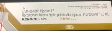 Recombinant Human Erythropoietin Alfa 2000IU Renocel Injection