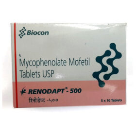 Mycophenolate mofetil 500mg Renodapt Tablet