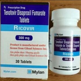 Tenofovir disoproxil fumarate 300mg Ricovir Tablet