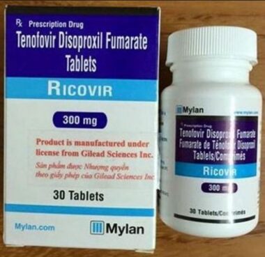 Tenofovir disoproxil fumarate 300mg Ricovir Tablet