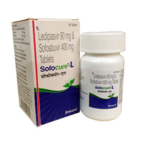 Ledipasvir 90mg + Sofosbuvir 400mg Sofocure L Tablet